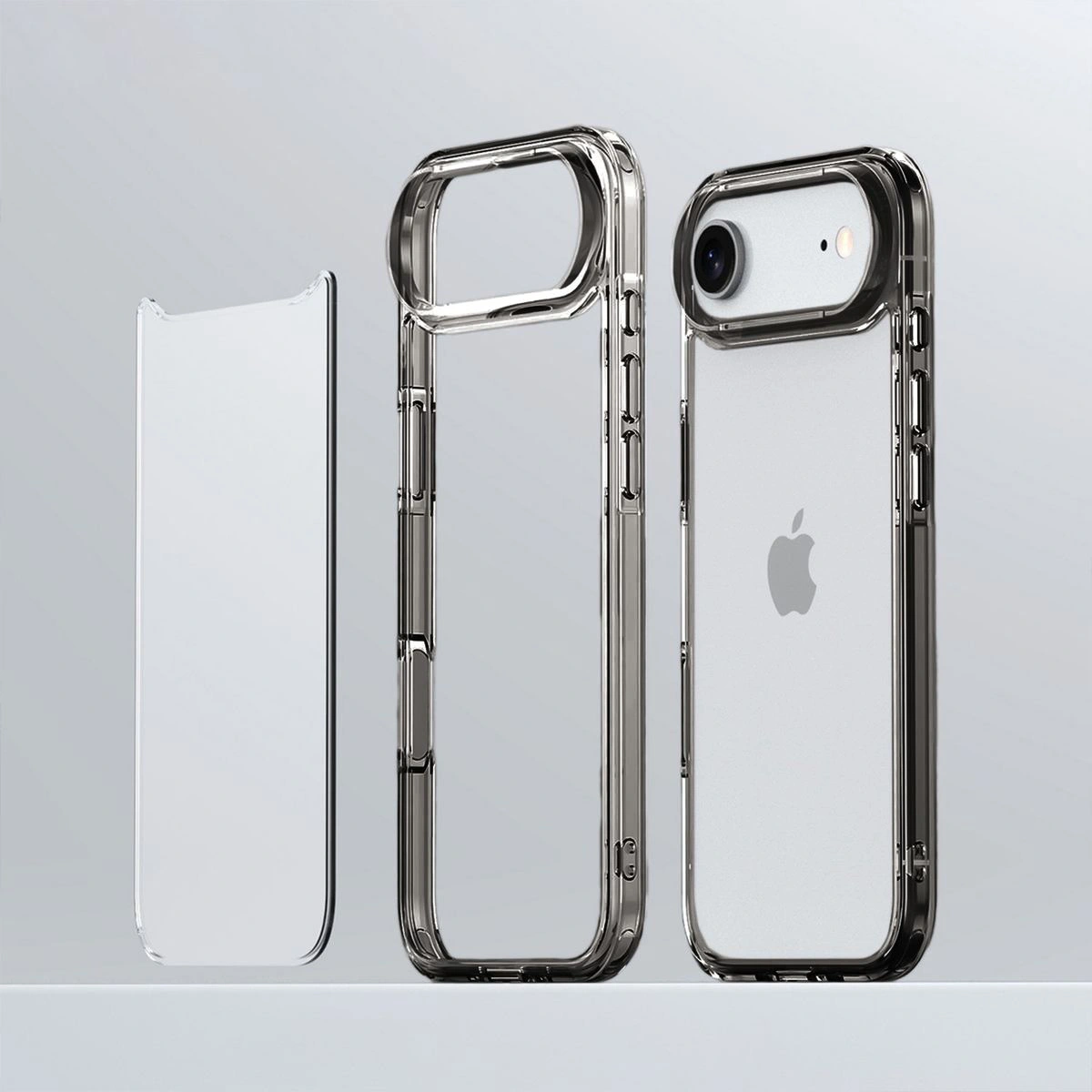 Konstrukcja etui Bizon Case Halo: zintegrowane osłony i precyzyjne wycięcia do Apple iPhone Air